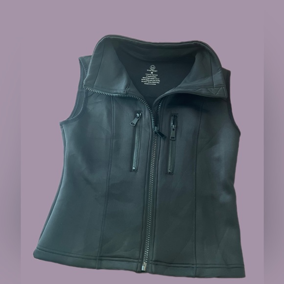 What Waist High Collared Workout Vest - Picture 3 of 4